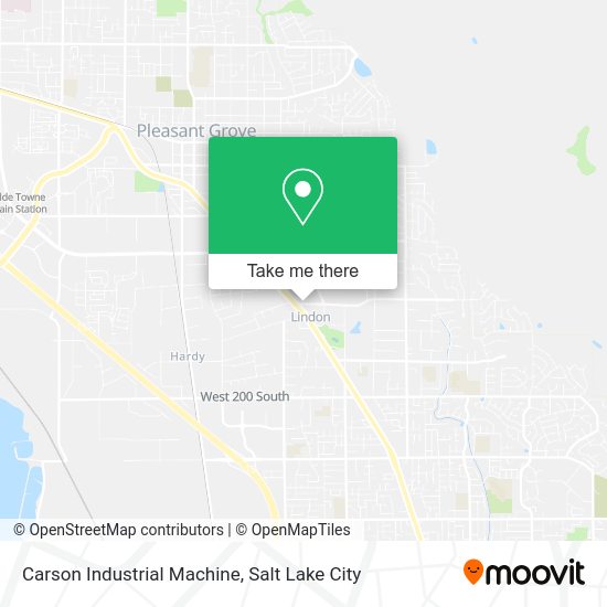 Carson Industrial Machine map