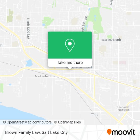 Brown Family Law map