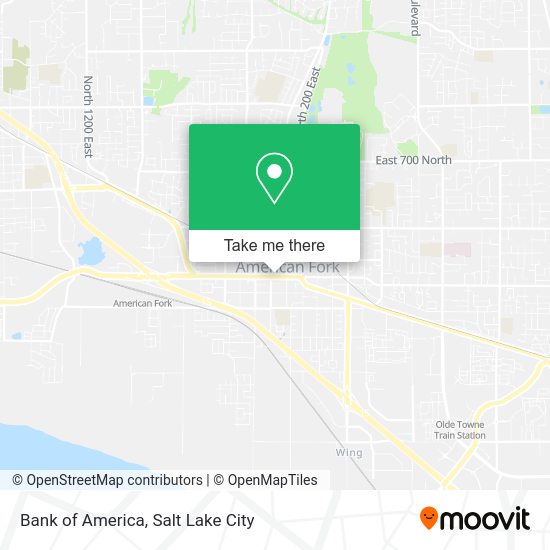 Mapa de Bank of America