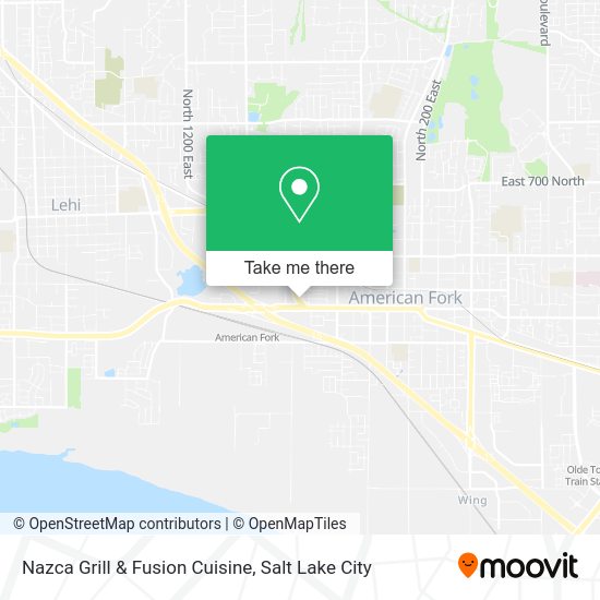 Mapa de Nazca Grill & Fusion Cuisine
