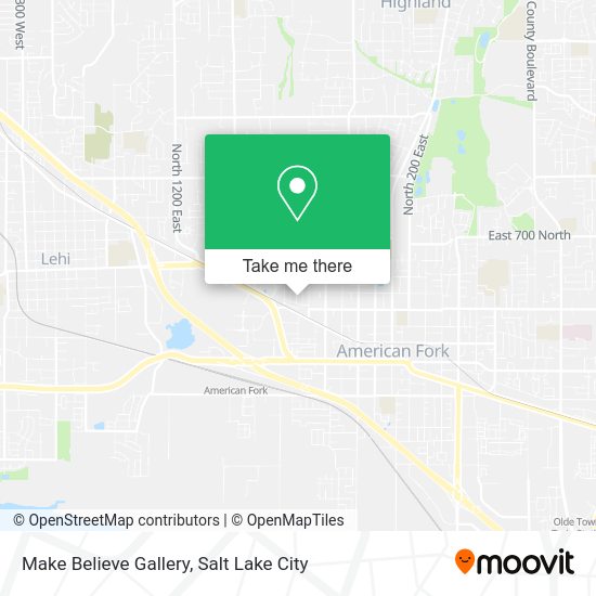 Make Believe Gallery map