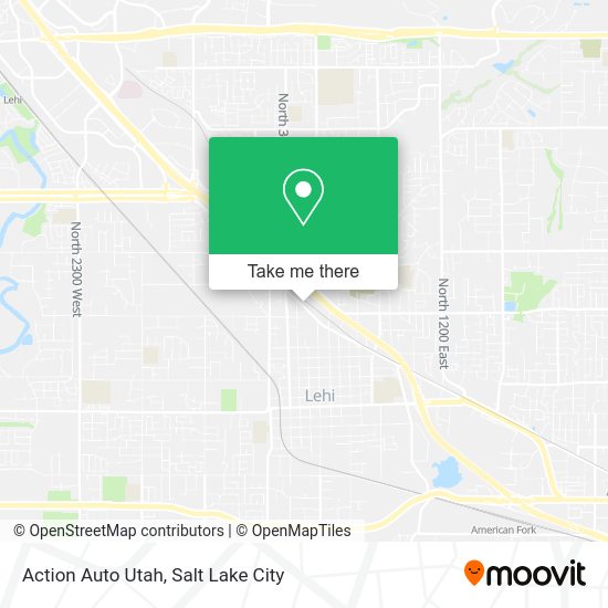 Mapa de Action Auto Utah