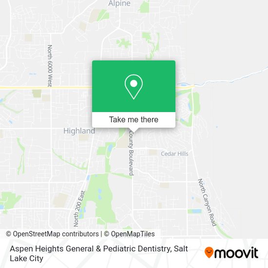 Aspen Heights General & Pediatric Dentistry map