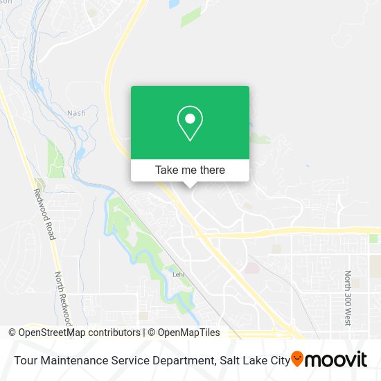 Tour Maintenance Service Department map
