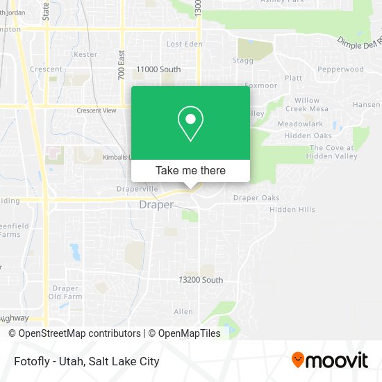 Mapa de Fotofly - Utah