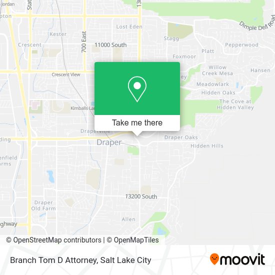 Mapa de Branch Tom D Attorney