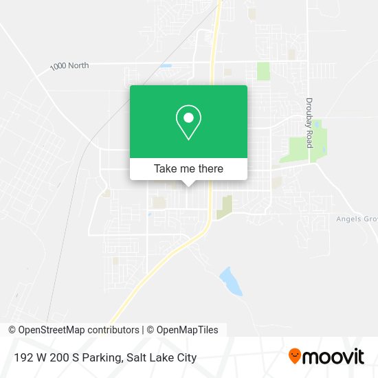 192 W 200 S Parking map