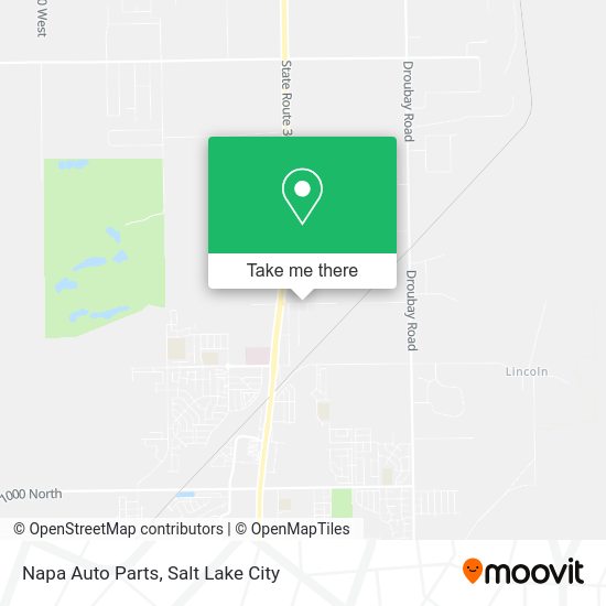 Mapa de Napa Auto Parts