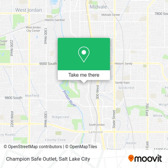 Champion Safe Outlet map