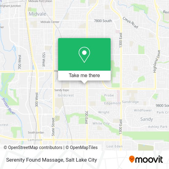 Mapa de Serenity Found Massage