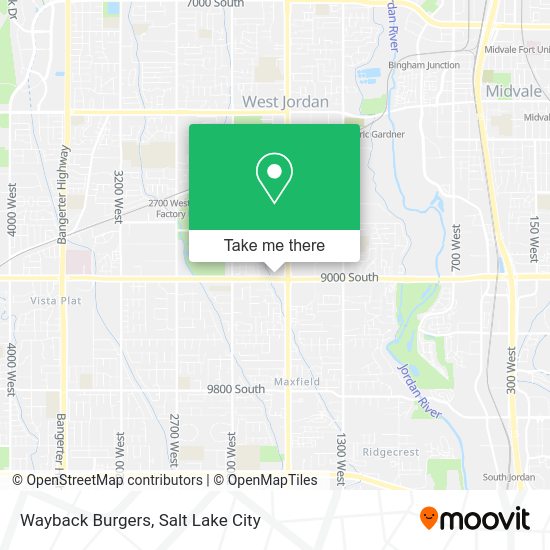 Wayback Burgers map