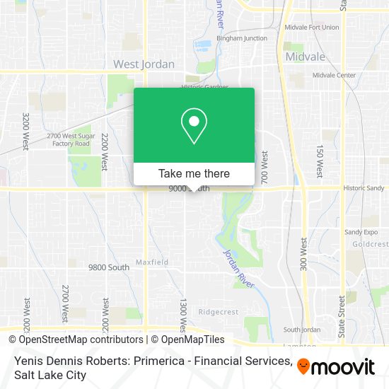 Mapa de Yenis Dennis Roberts: Primerica - Financial Services