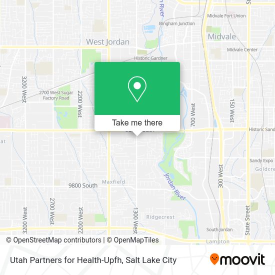 Utah Partners for Health-Upfh map