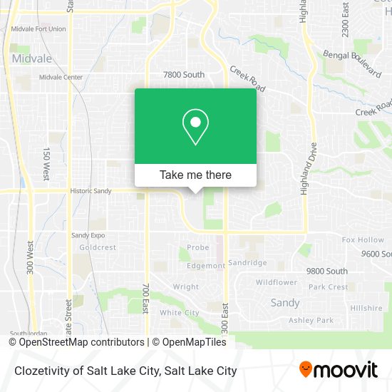 Mapa de Clozetivity of Salt Lake City