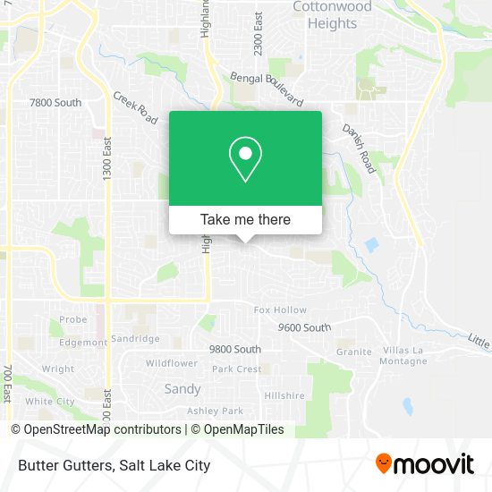 Mapa de Butter Gutters
