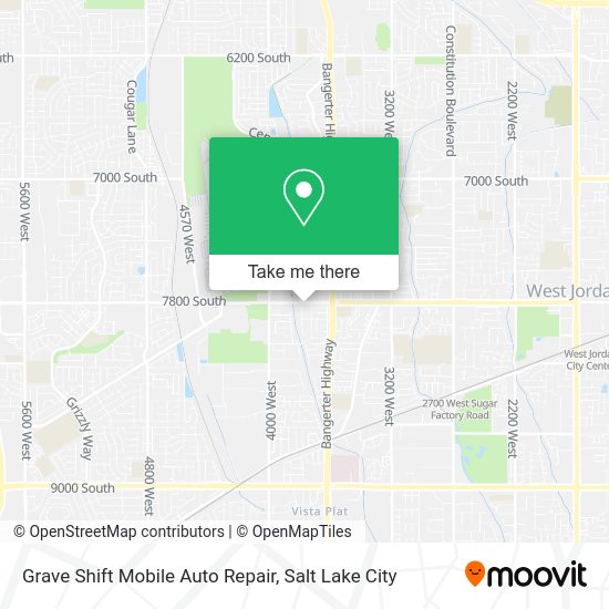 Mapa de Grave Shift Mobile Auto Repair