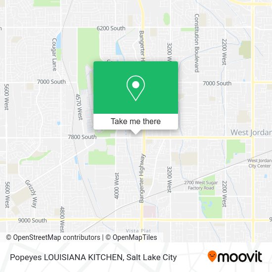 Mapa de Popeyes LOUISIANA KITCHEN