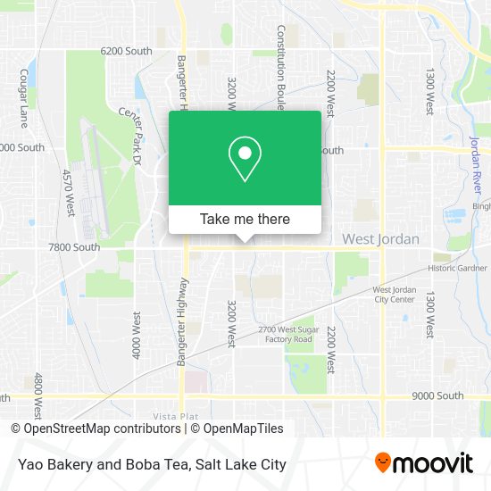 Yao Bakery and Boba Tea map