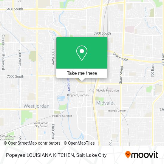Mapa de Popeyes LOUISIANA KITCHEN