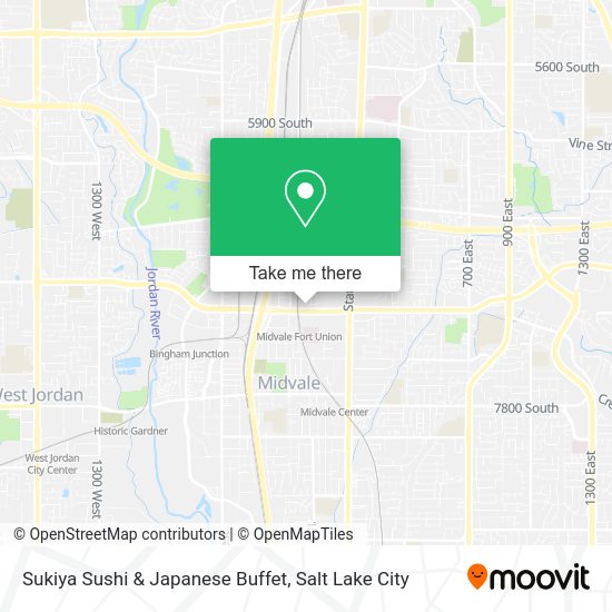Mapa de Sukiya Sushi & Japanese Buffet