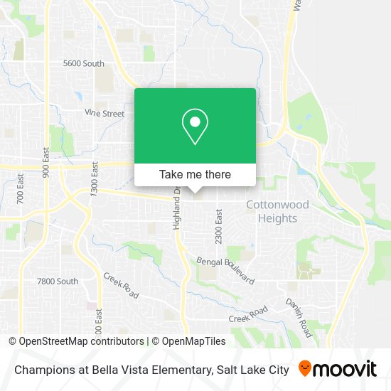 Mapa de Champions at Bella Vista Elementary
