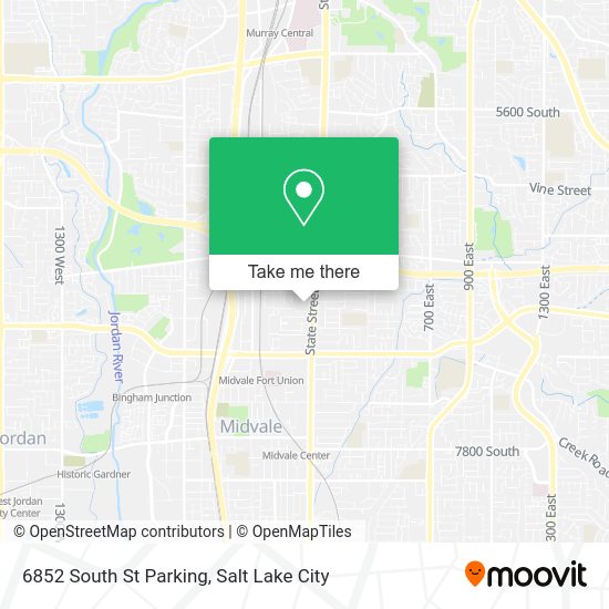 6852 South St Parking map