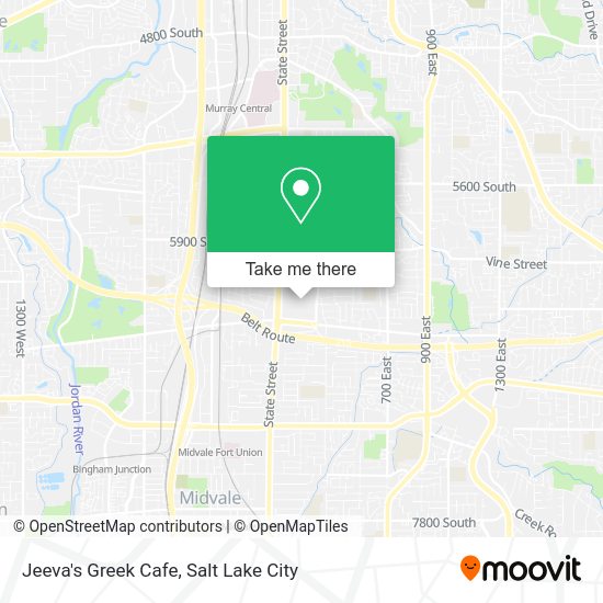 Mapa de Jeeva's Greek Cafe