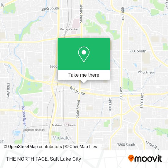 THE NORTH FACE map