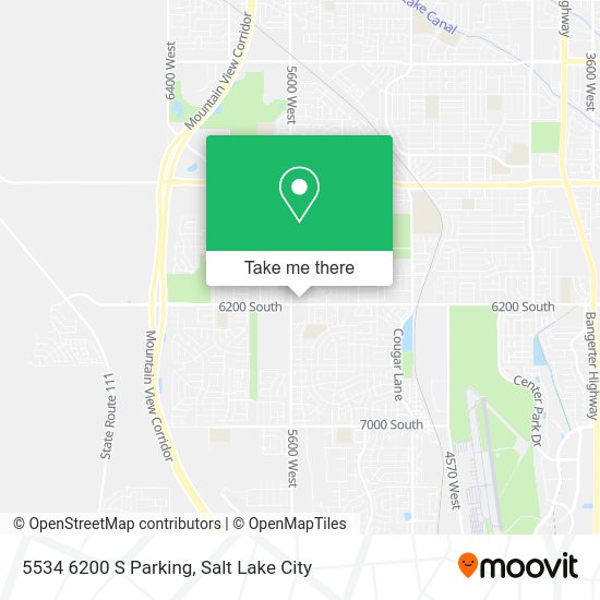 Mapa de 5534 6200 S Parking