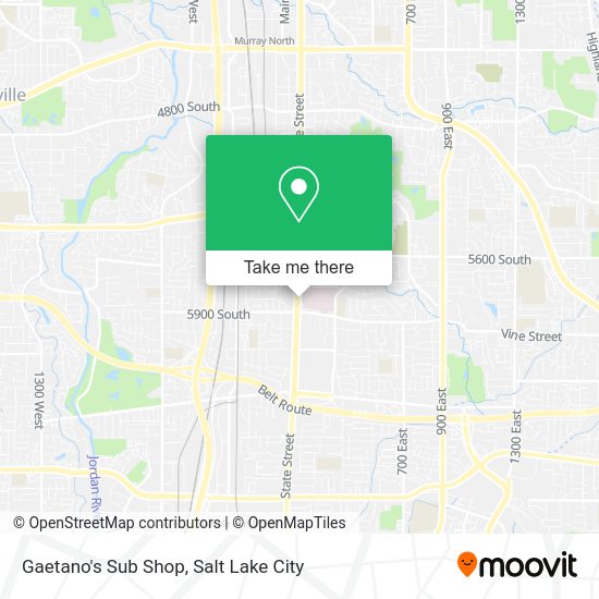 Gaetano's Sub Shop map