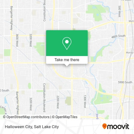 Halloween City map