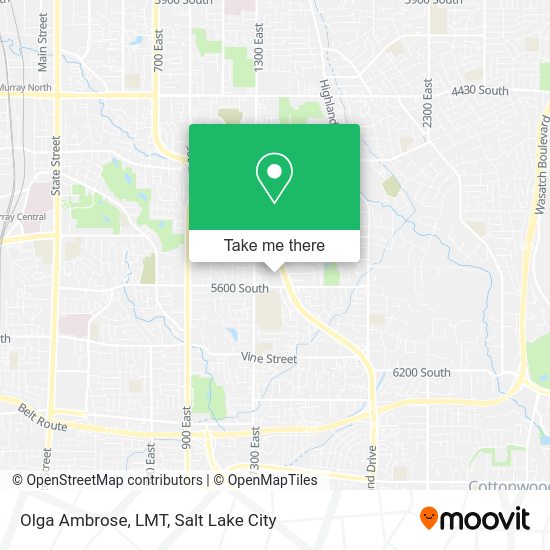 Mapa de Olga Ambrose, LMT