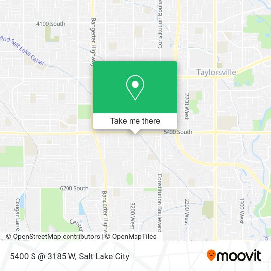 Mapa de 5400 S @ 3185 W