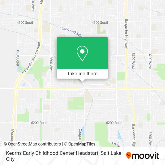 Kearns Early Childhood Center Headstart map