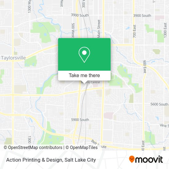 Mapa de Action Printing & Design