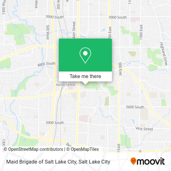 Maid Brigade of Salt Lake City map