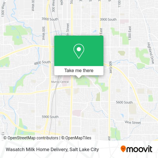 Wasatch Milk Home Delivery map