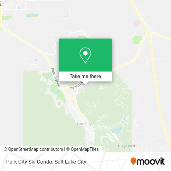 Mapa de Park City Ski Condo
