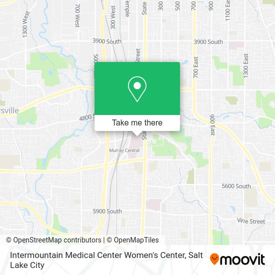 Intermountain Medical Center Women's Center map