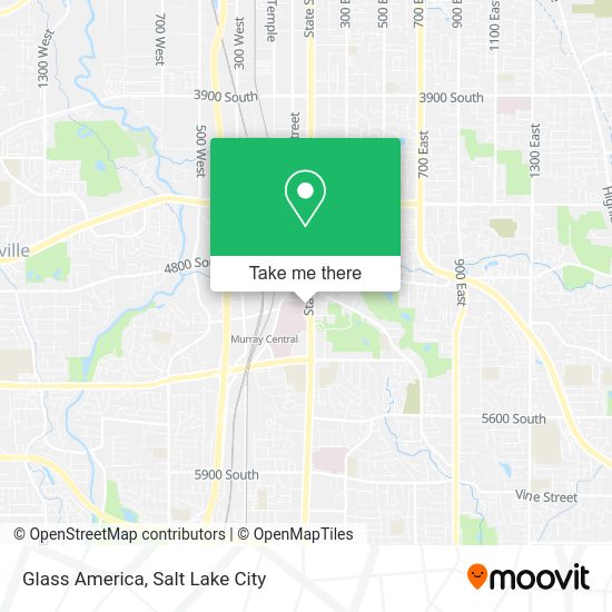 Mapa de Glass America