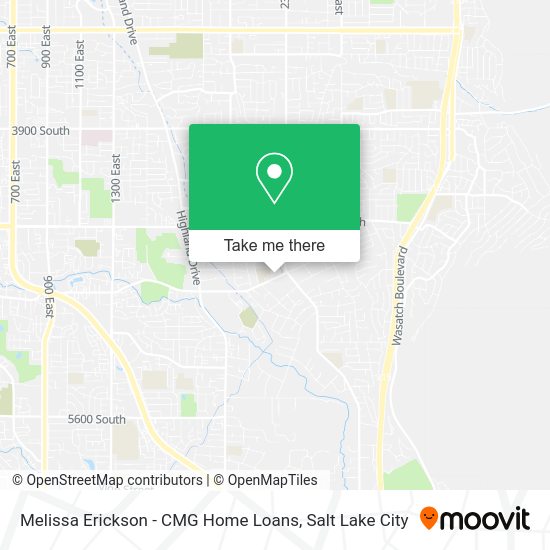 Melissa Erickson - CMG Home Loans map