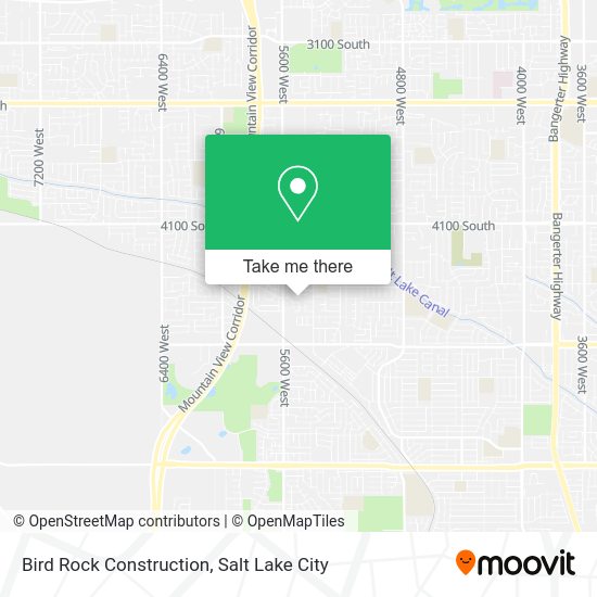 Mapa de Bird Rock Construction