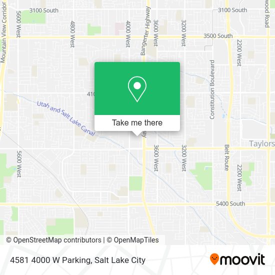 Mapa de 4581 4000 W Parking