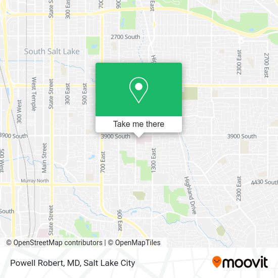 Powell Robert, MD map