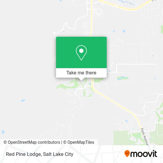 Red Pine Lodge map