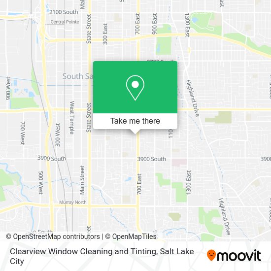 Clearview Window Cleaning and Tinting map
