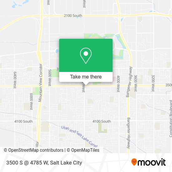 3500 S @ 4785 W map