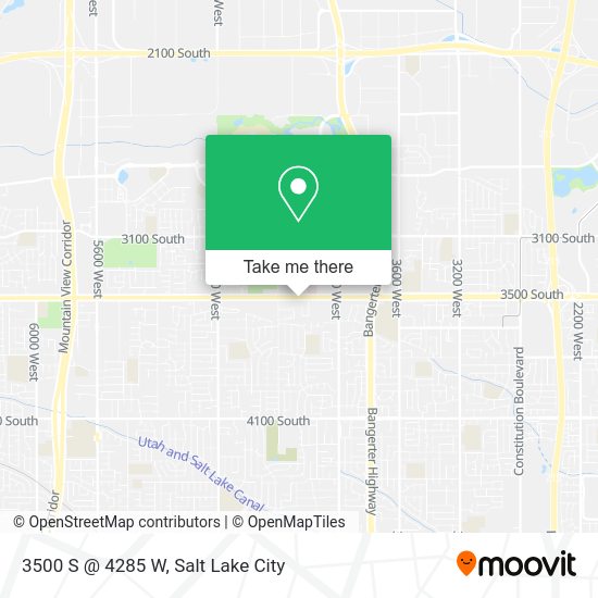 3500 S @ 4285 W map