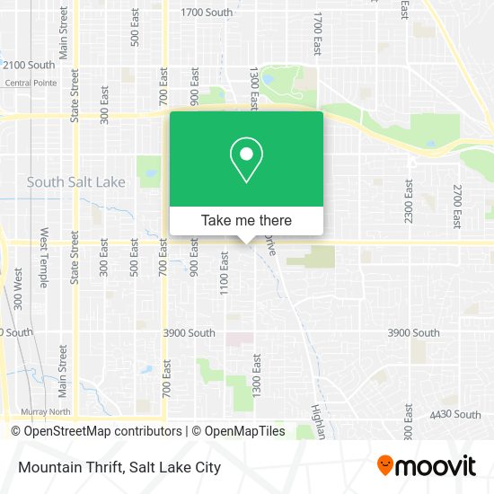Mountain Thrift map