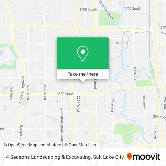 Mapa de 4 Seasons Landscaping & Excavating